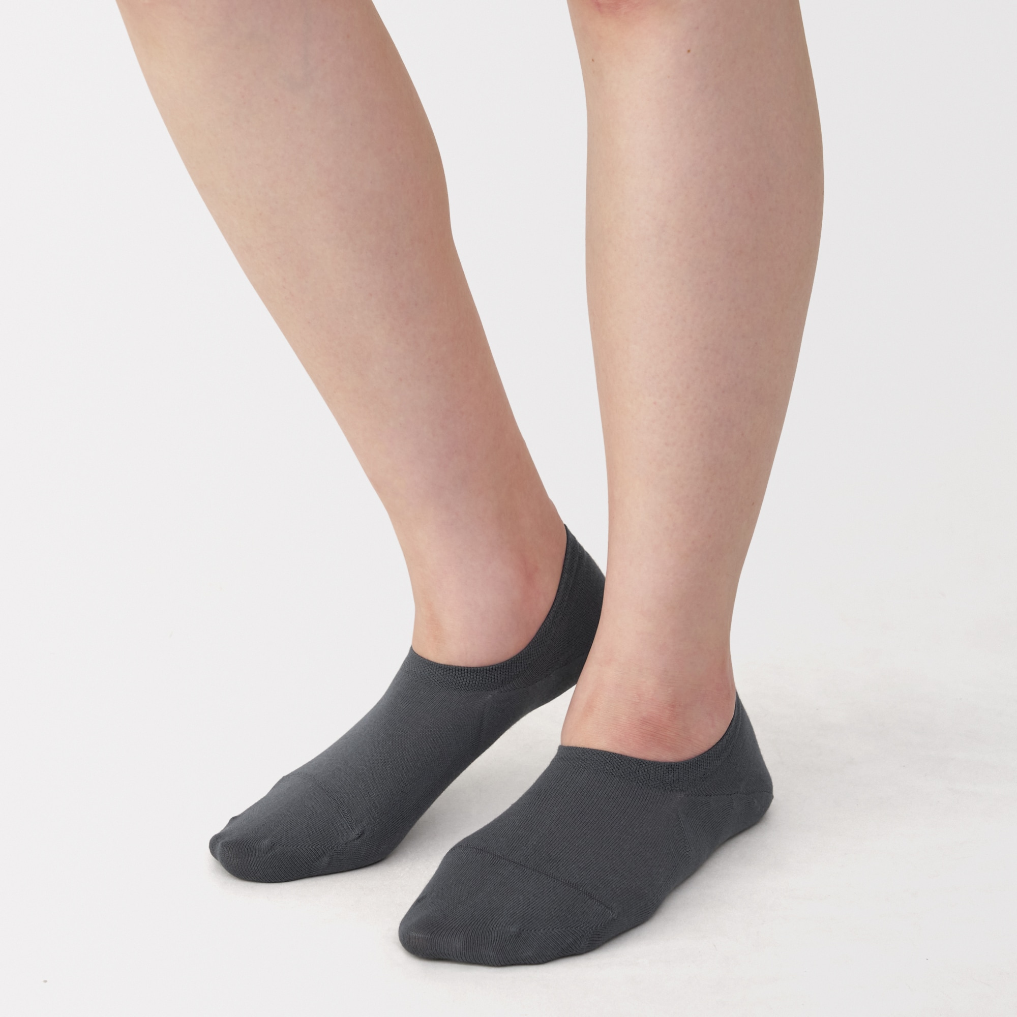 婦人　足なり直角　薄手　浅履きスニーカーイン