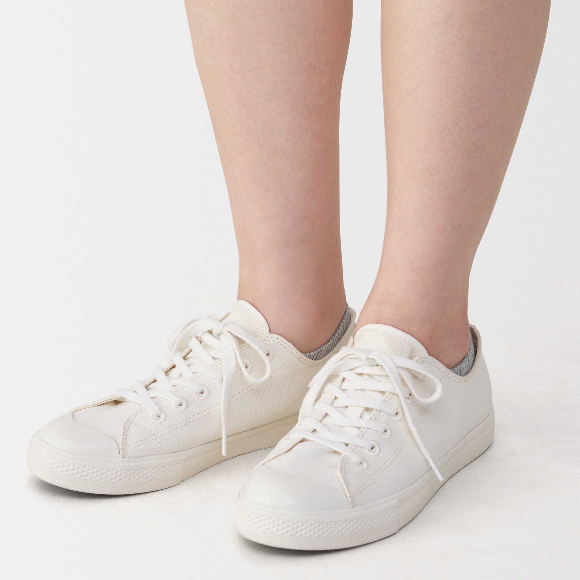 婦人　足なり直角　スニーカーイン　※再生コットン
