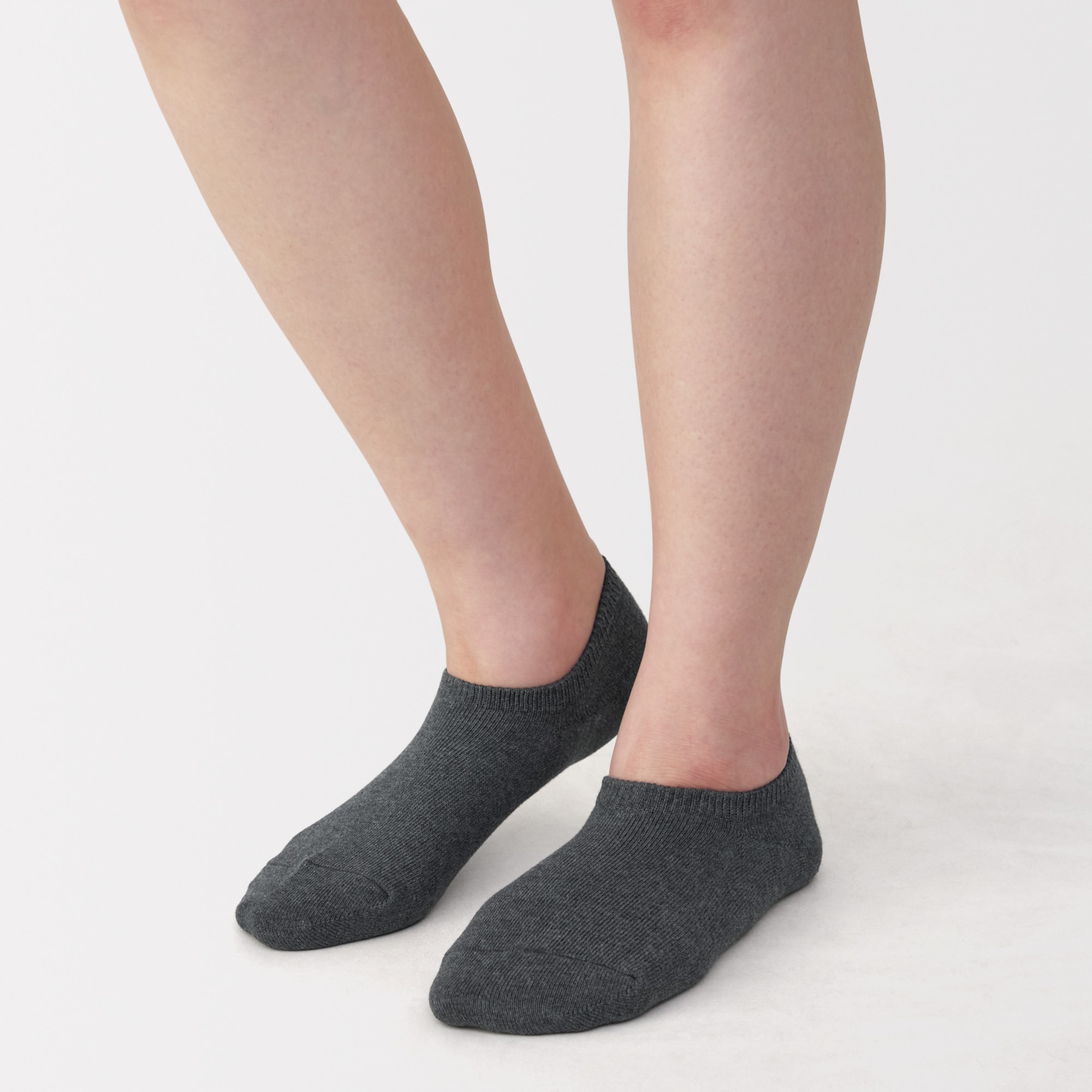 婦人　足なり直角　スニーカーイン　※再生コットン