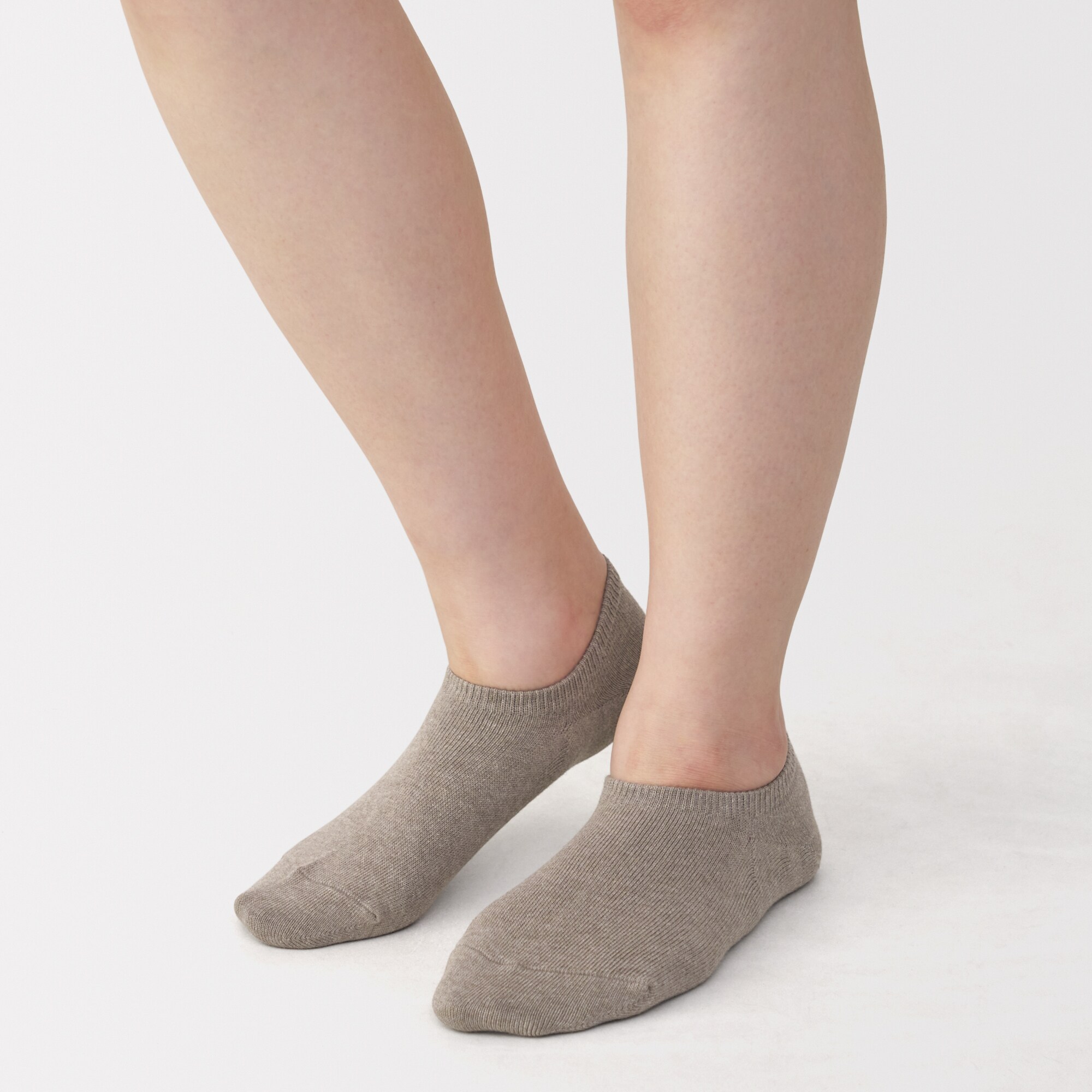 婦人　足なり直角　スニーカーイン　※再生コットン