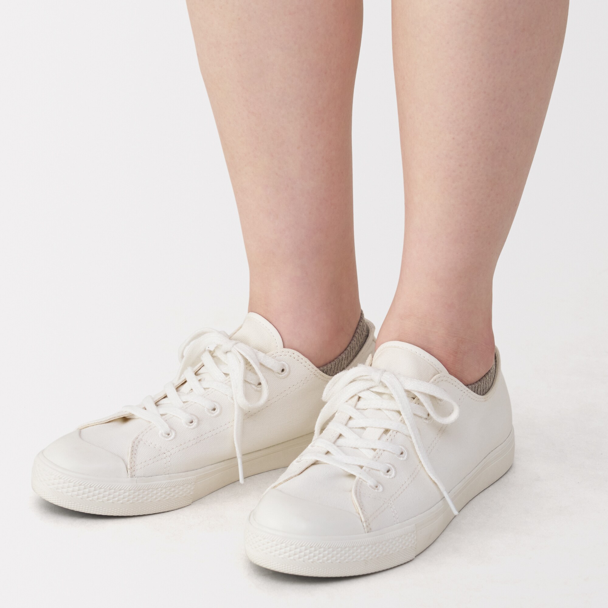 婦人　足なり直角　スニーカーイン　※再生コットン