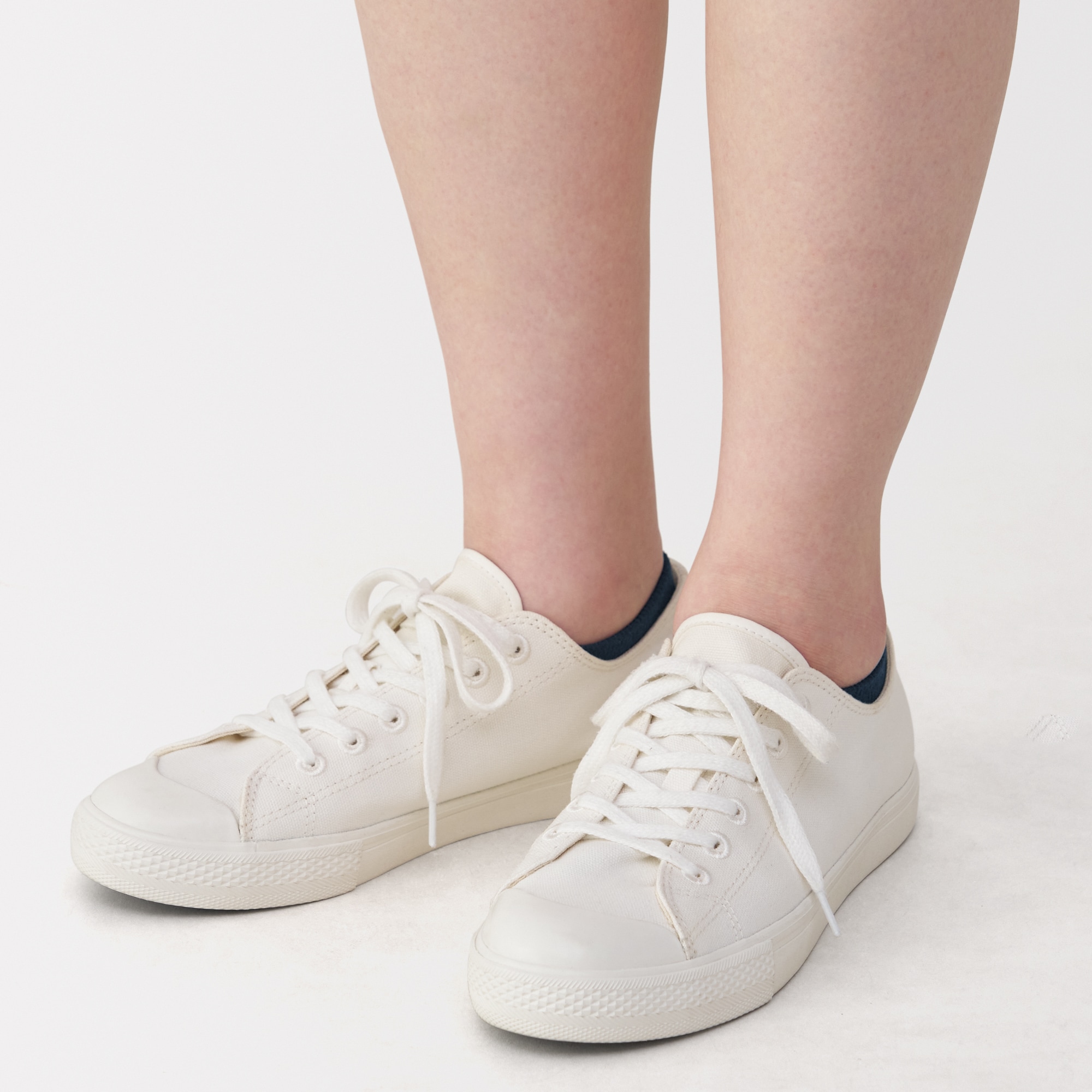 婦人　足なり直角　パイル編みスニーカーイン