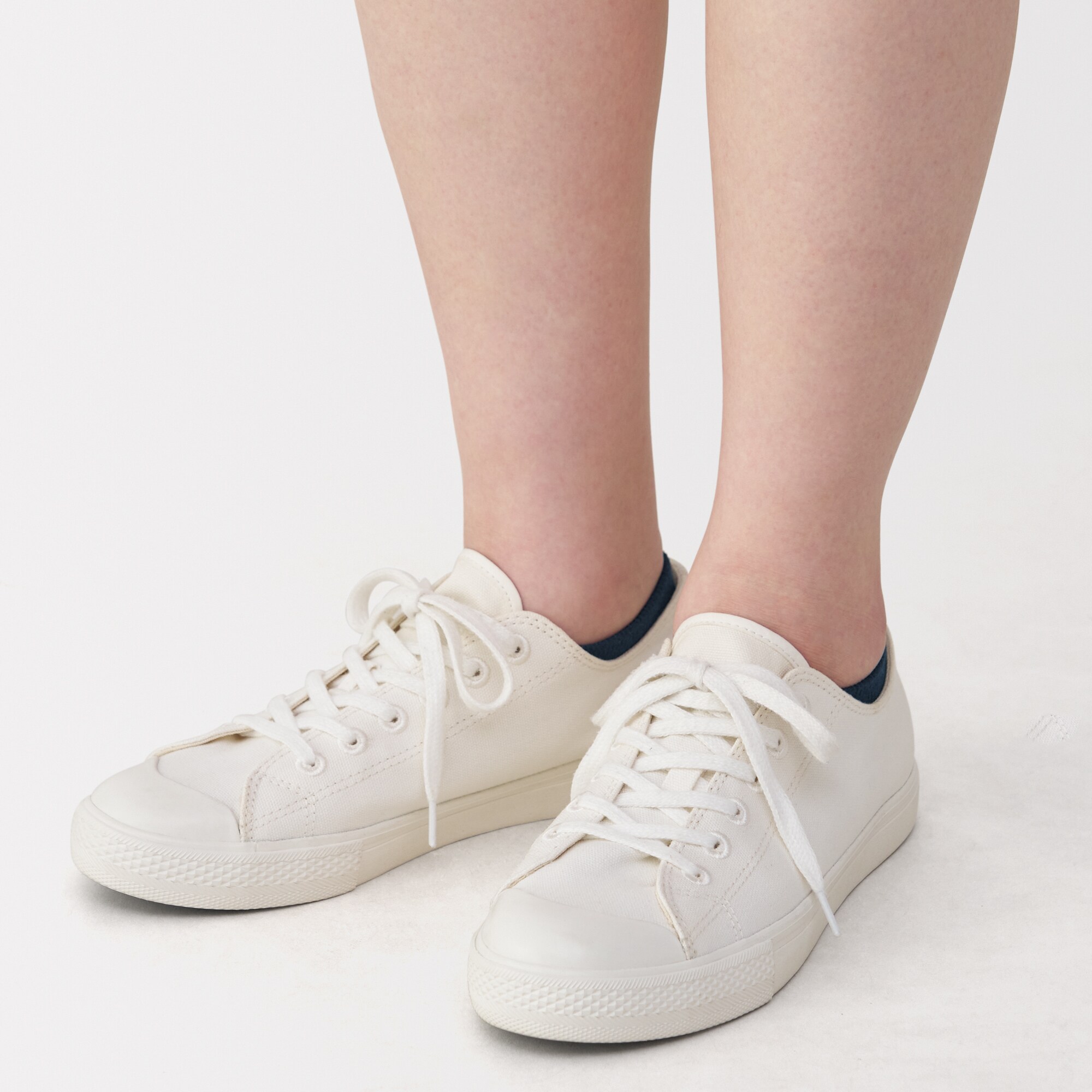 婦人　足なり直角　パイル編みスニーカーイン