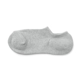 婦人　足なり直角　パイル編みスニーカーイン　※杢色