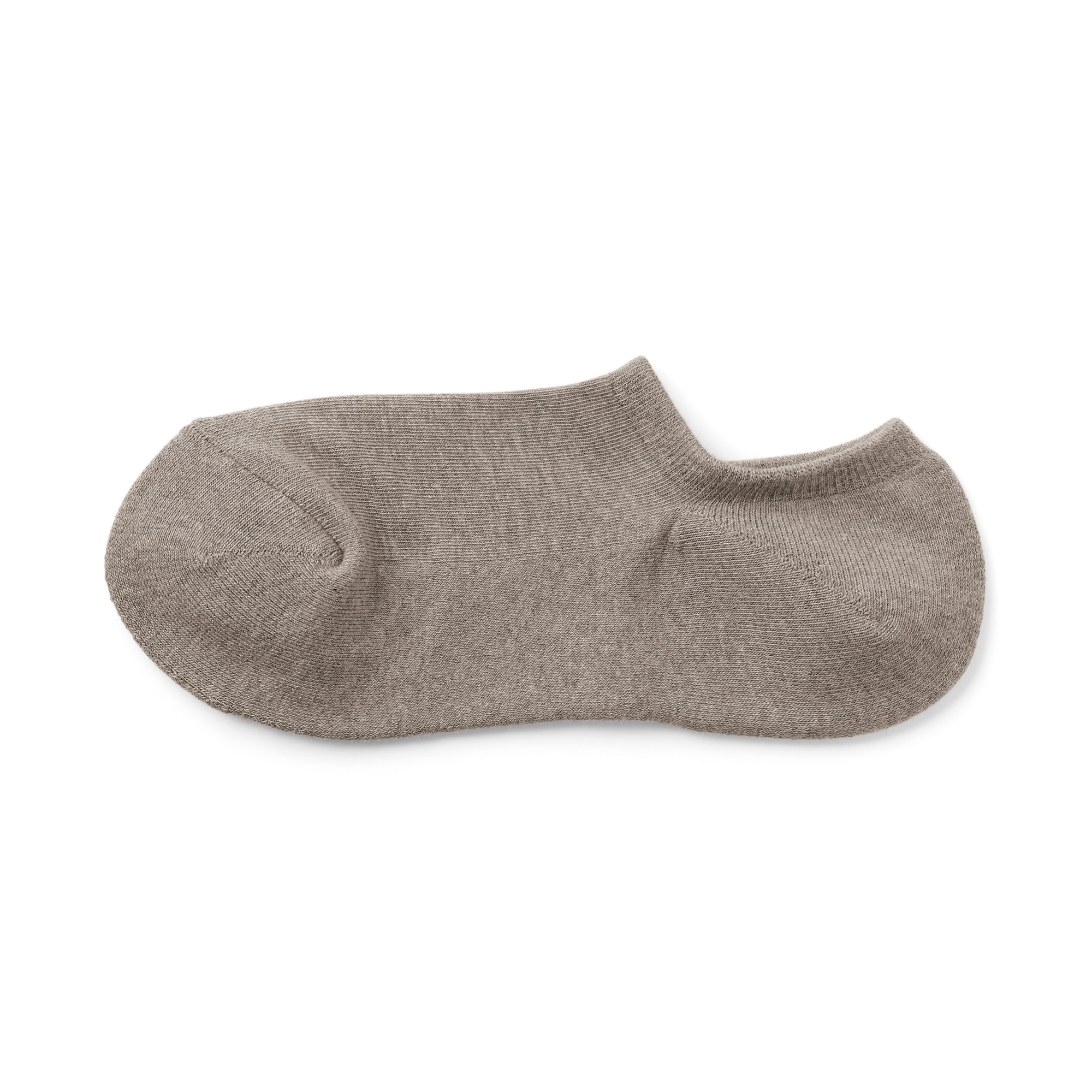 婦人　足なり直角　パイル編みスニーカーイン　※杢色