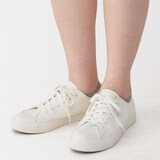 婦人　足なり直角　パイル編みスニーカーイン　※杢色