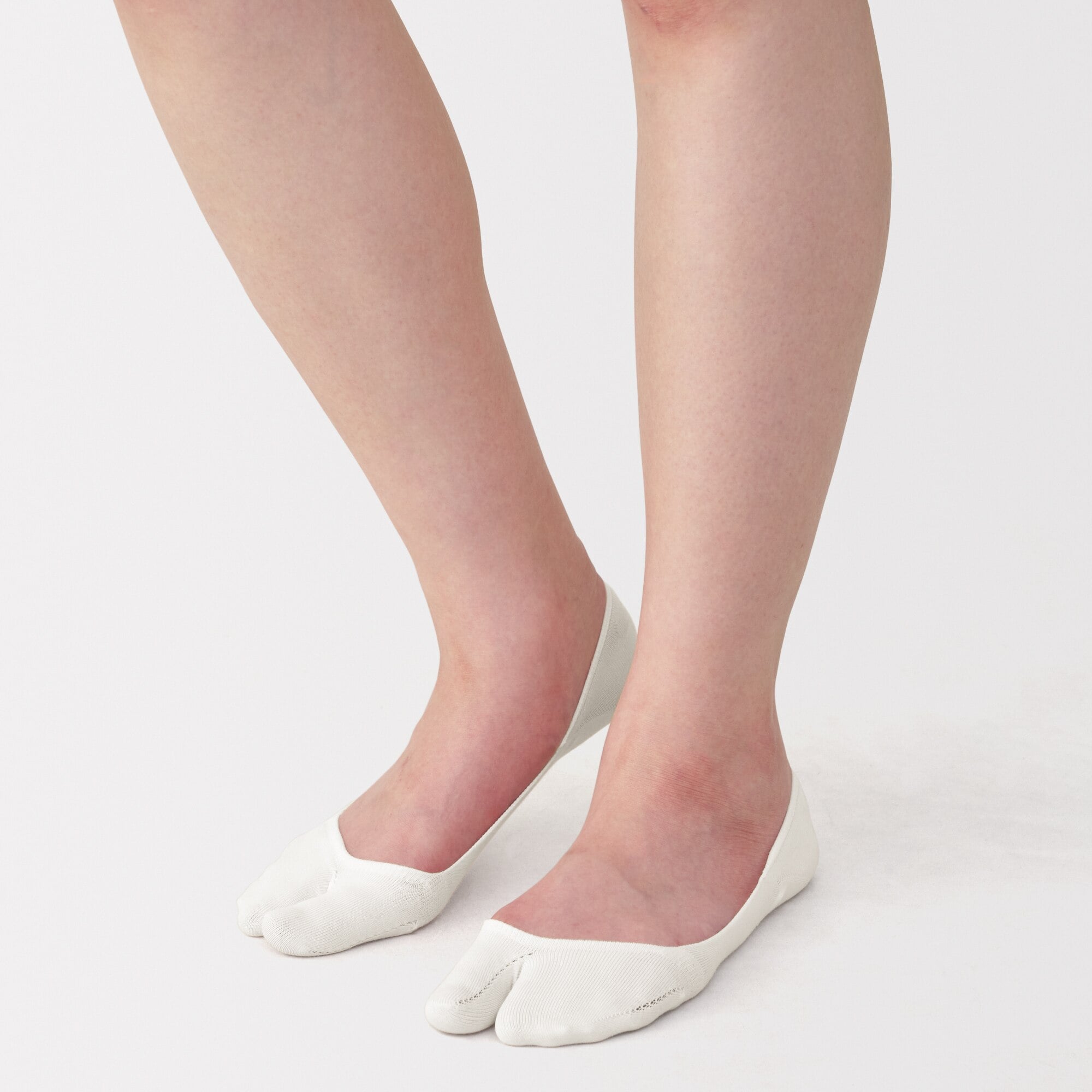 婦人　かかと滑り止め付き　たび型フットカバー