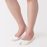 婦人　かかと滑り止め付き　たび型フットカバー