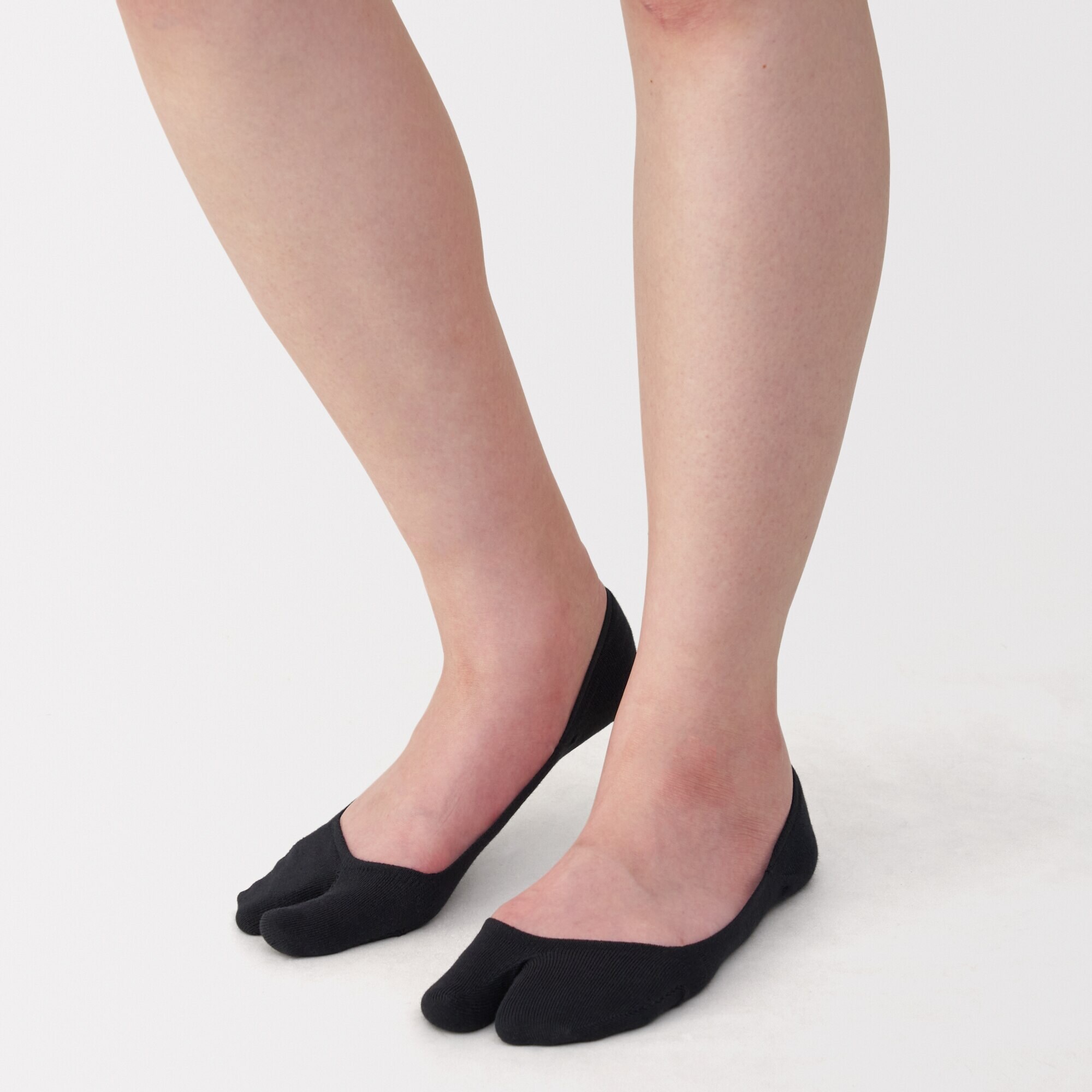 婦人　かかと滑り止め付き　たび型フットカバー