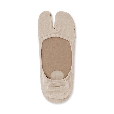 婦人　かかと滑り止め付き　たび型フットカバー