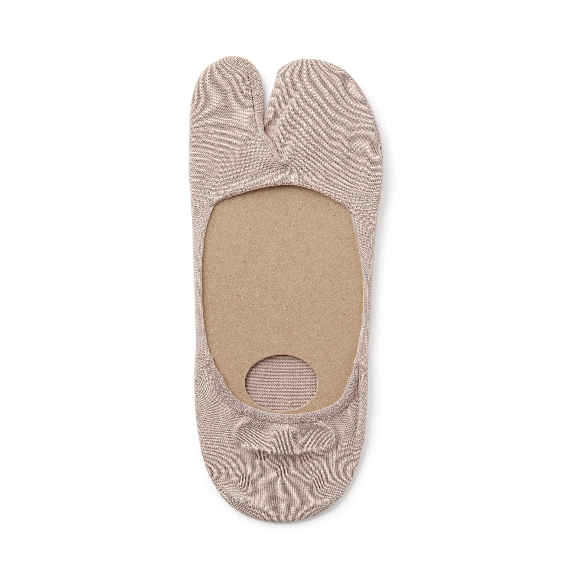 婦人　かかと滑り止め付き　たび型フットカバー