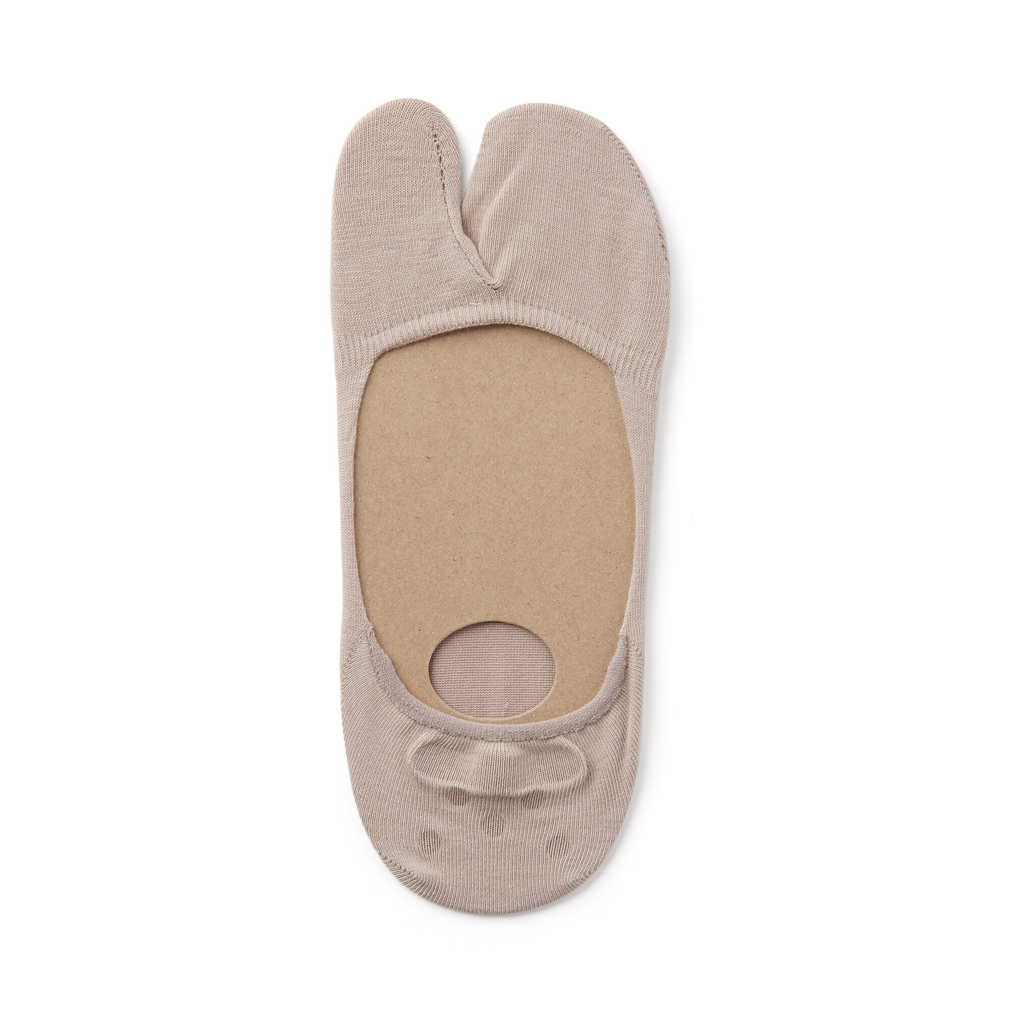 婦人　かかと滑り止め付き　たび型フットカバー