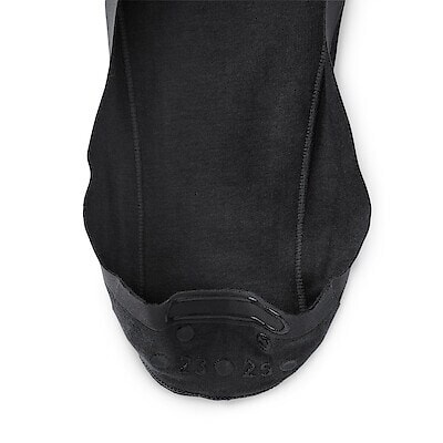 婦人　つま先に縫い目のない　浅履きフットカバー（かかと滑り止め付き）