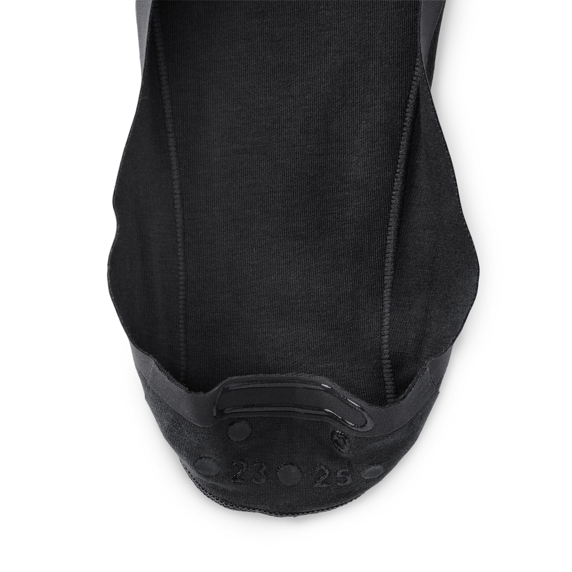 婦人　つま先に縫い目のない　浅履きフットカバー（かかと滑り止め付き）