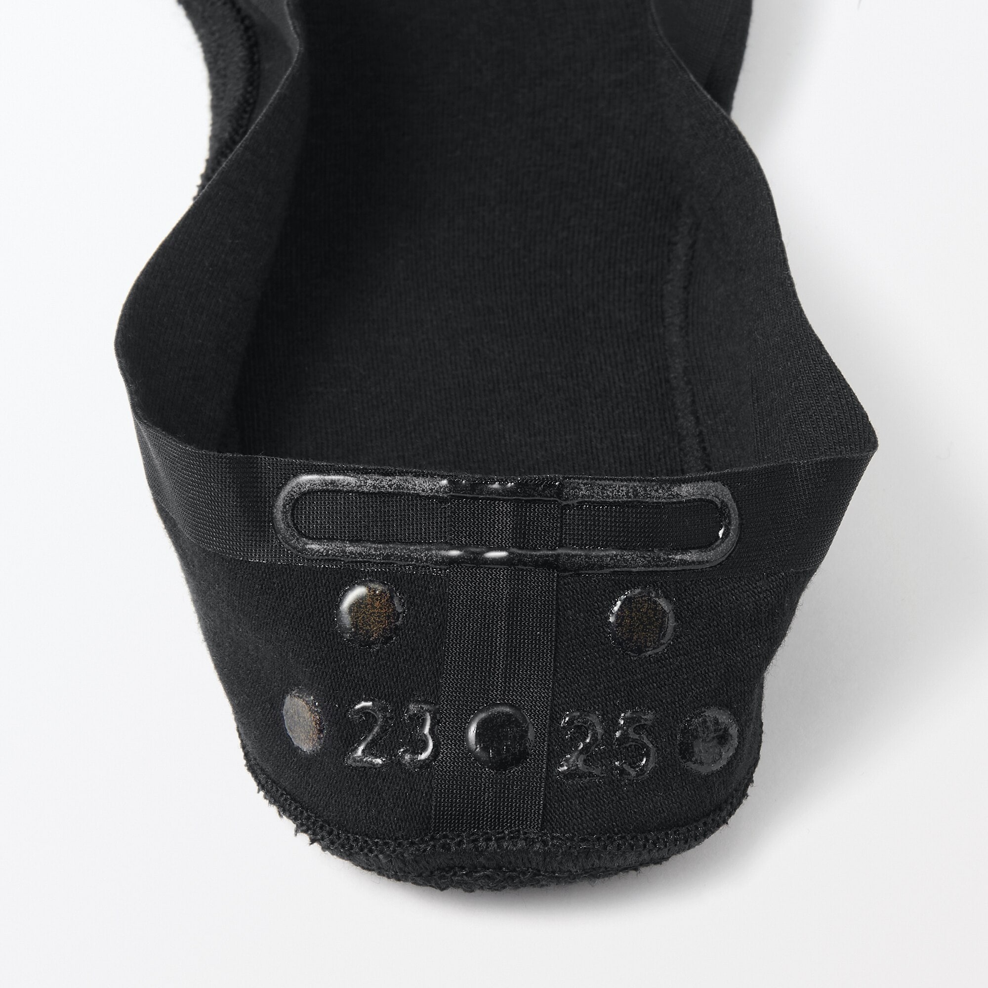 婦人　つま先に縫い目のない　浅履きフットカバー（かかと滑り止め付き）