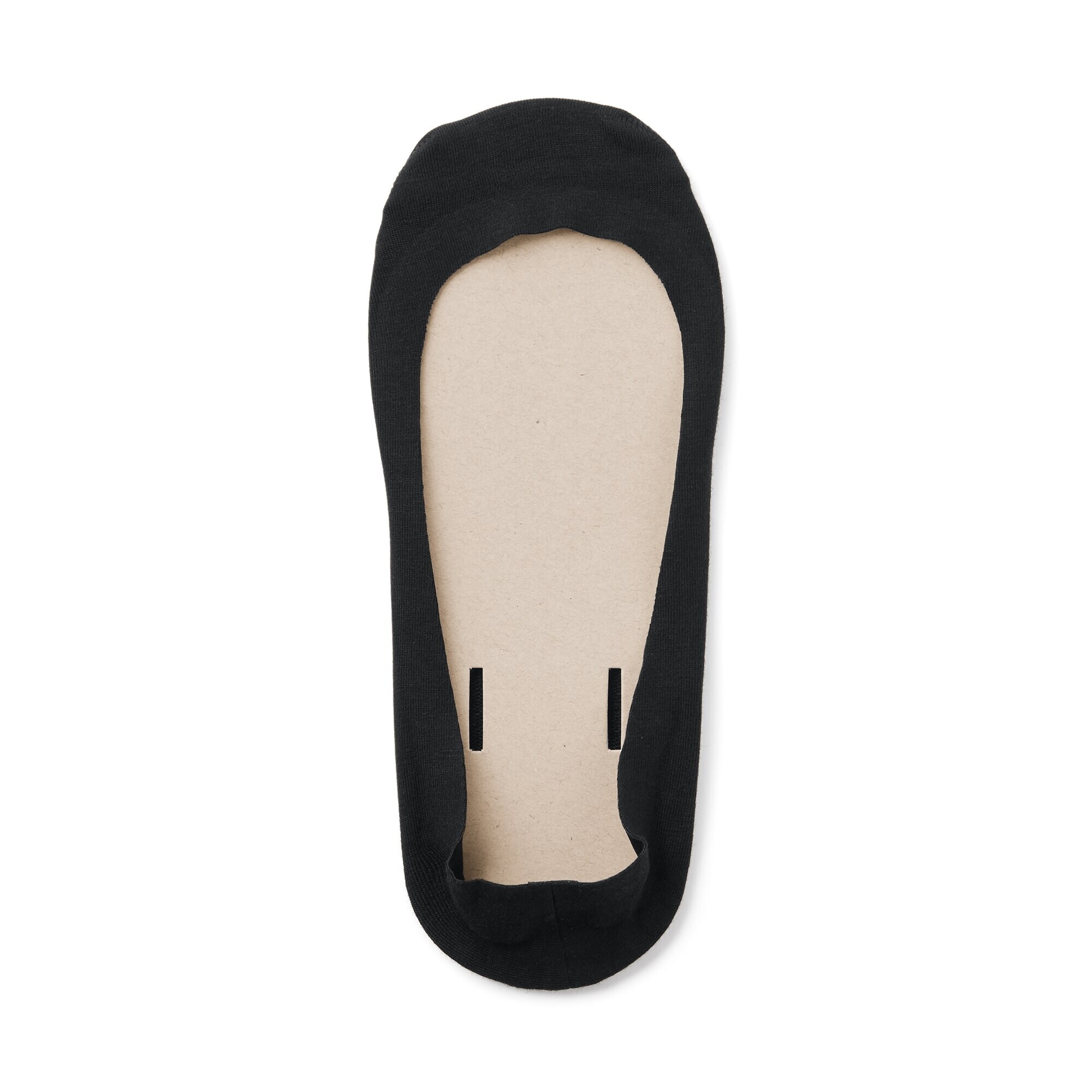 婦人　つま先に縫い目のない　浅履きフットカバー（かかと滑り止め付き）