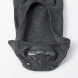 婦人　かかと滑り止め付き　深履き　５本指フットカバー　※再生コットン