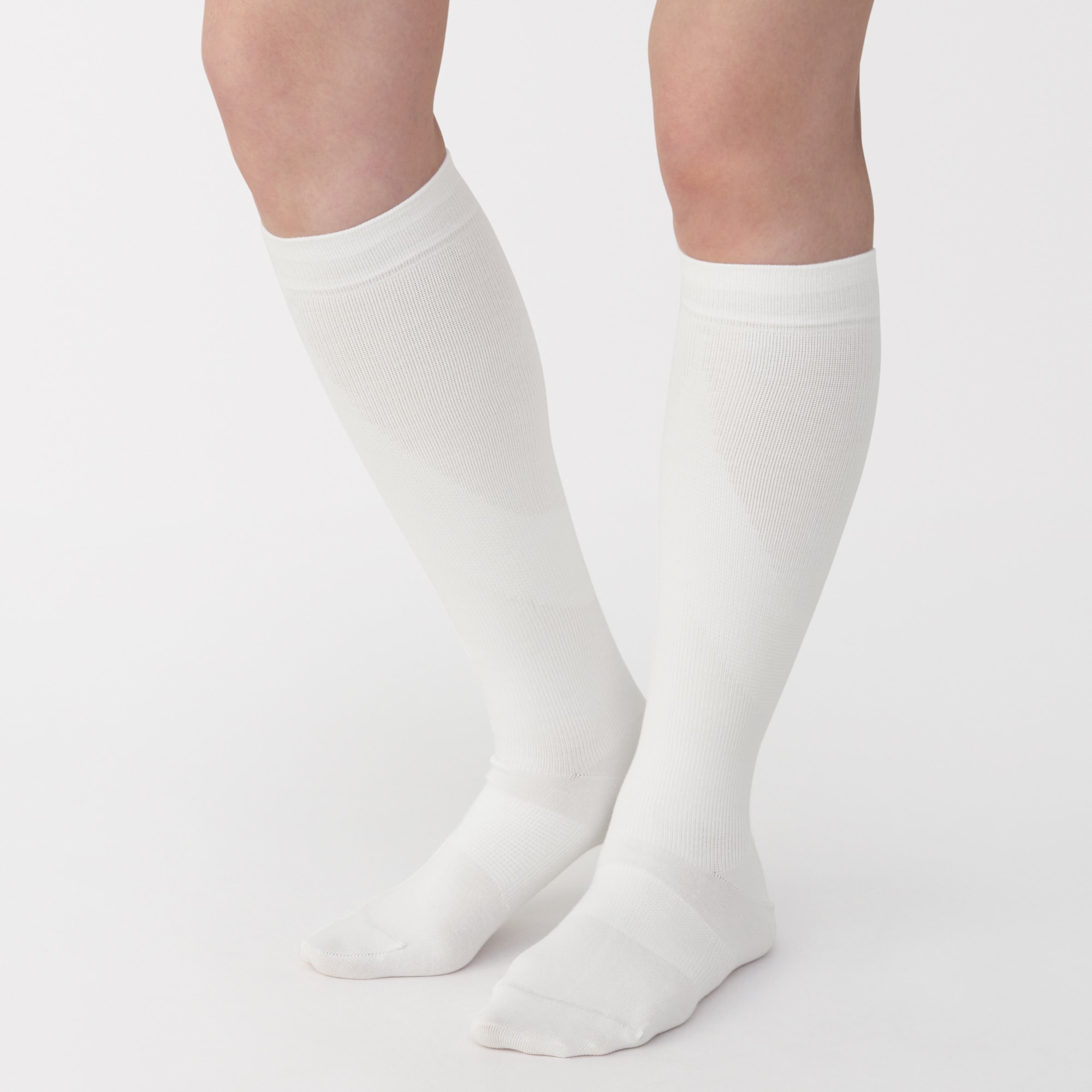 婦人　足なり直角　むくみを防ぐ　着圧ハイソックス　※一般医療機器