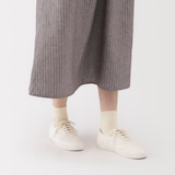 婦人　足なり直角　履き口やわらか　三層　ショート丈靴下（口ゴムなし）