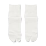 婦人　足なり直角　履き口やわらか　たび型ショート丈靴下（口ゴムなし）