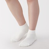 婦人　足なり直角　履き口やわらか　パイル編み　ショート丈靴下