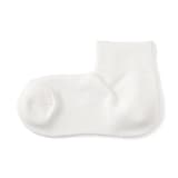 婦人　足なり直角　履き口やわらか　パイル編み　ショート丈靴下