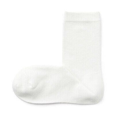 婦人　足なり直角　履き口やわらか　三層　靴下（口ゴムなし）