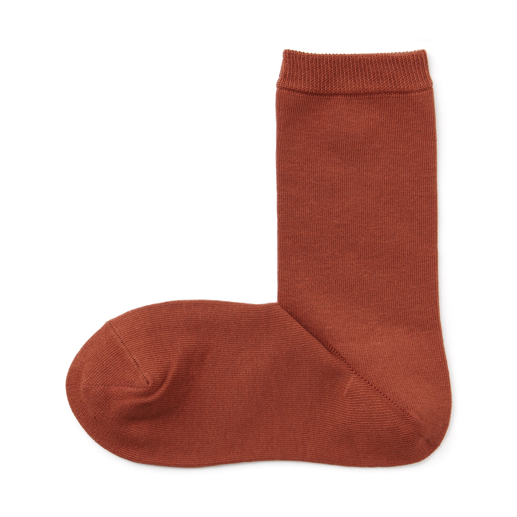 婦人　足なり直角　履き口やわらか　三層　靴下（口ゴムなし）