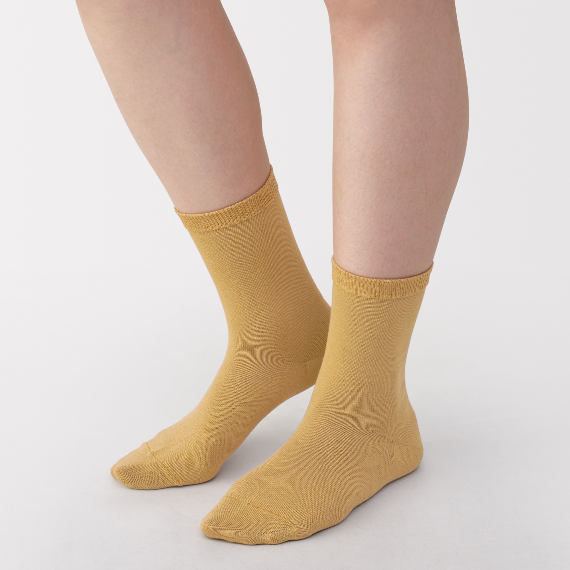 婦人　足なり直角　履き口やわらか　三層　靴下（口ゴムなし）