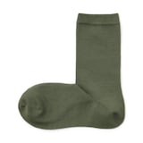 婦人　足なり直角　履き口やわらか　三層　靴下（口ゴムなし）