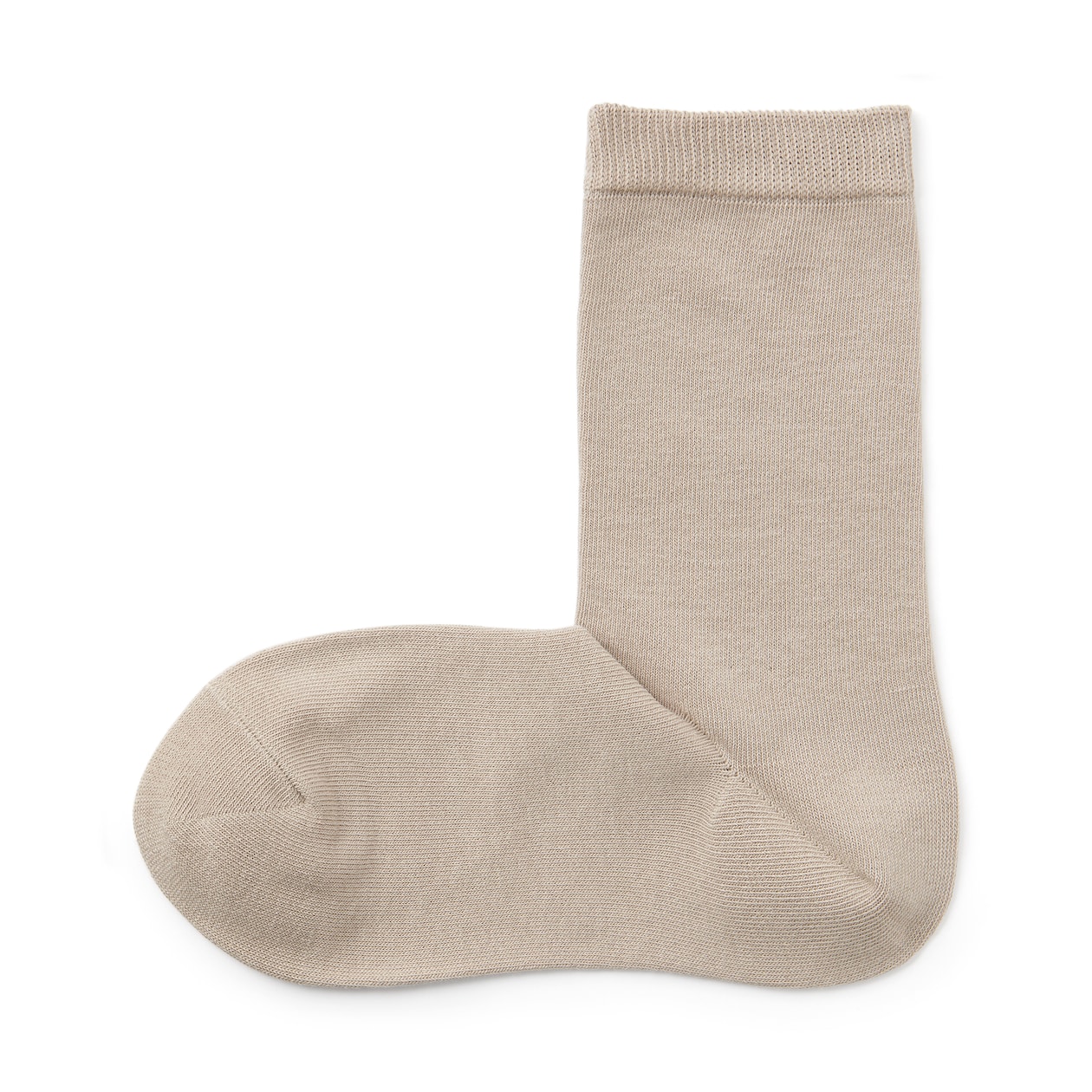 婦人　足なり直角　履き口やわらか　三層　靴下（口ゴムなし）