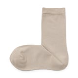 婦人　足なり直角　履き口やわらか　三層　靴下（口ゴムなし）