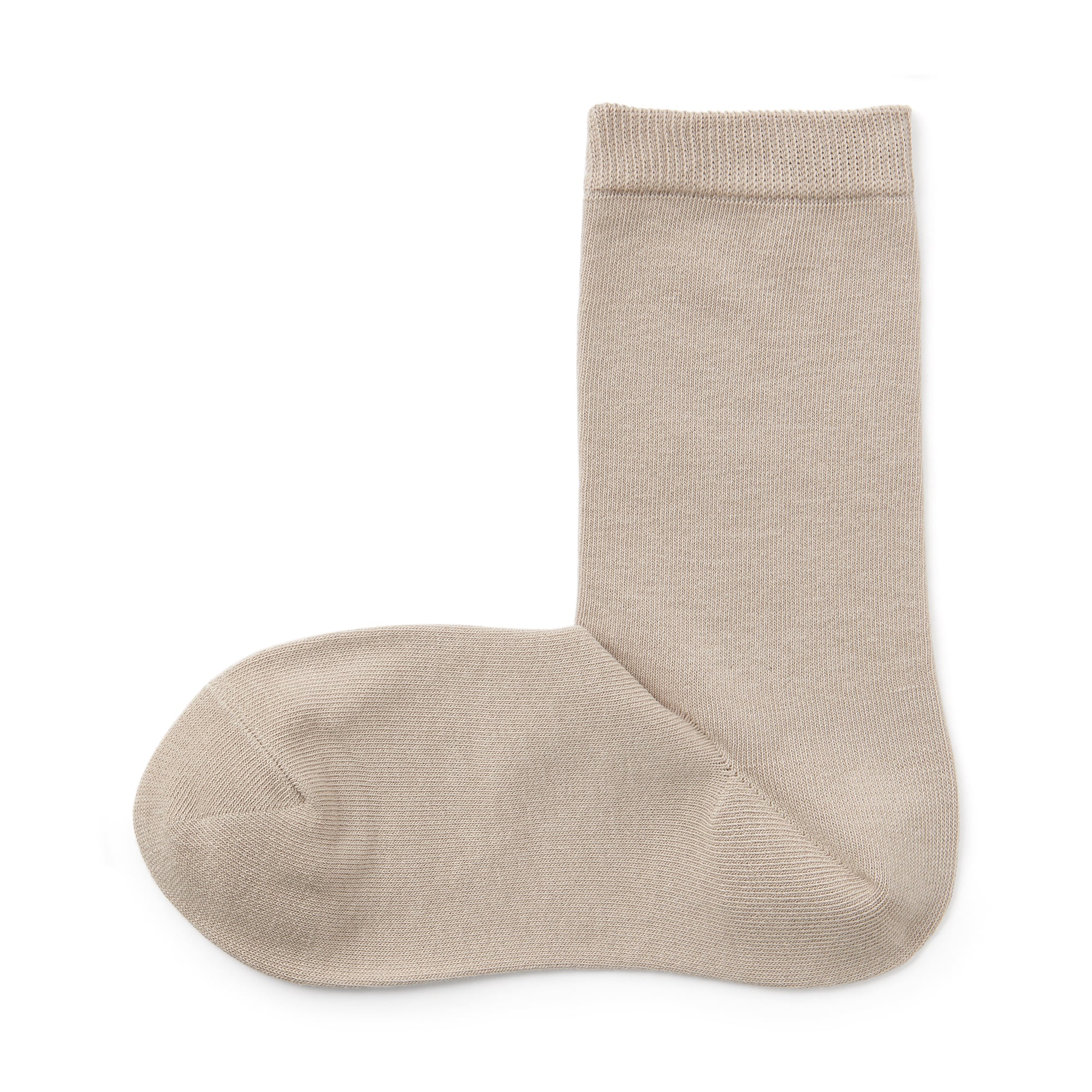 婦人　足なり直角　履き口やわらか　三層　靴下（口ゴムなし）