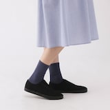 婦人　足なり直角　履き口やわらか　足首に沿う靴下