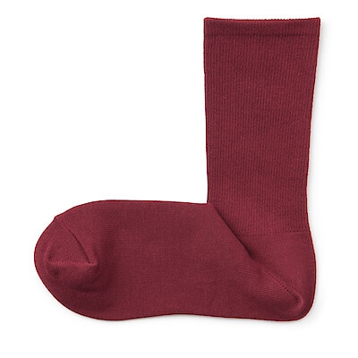 婦人　足なり直角　履き口やわらか　足首に沿う靴下