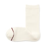 婦人　足なり直角　履き口やわらか　あったか綿　靴下（ウール入り・口ゴムなし）