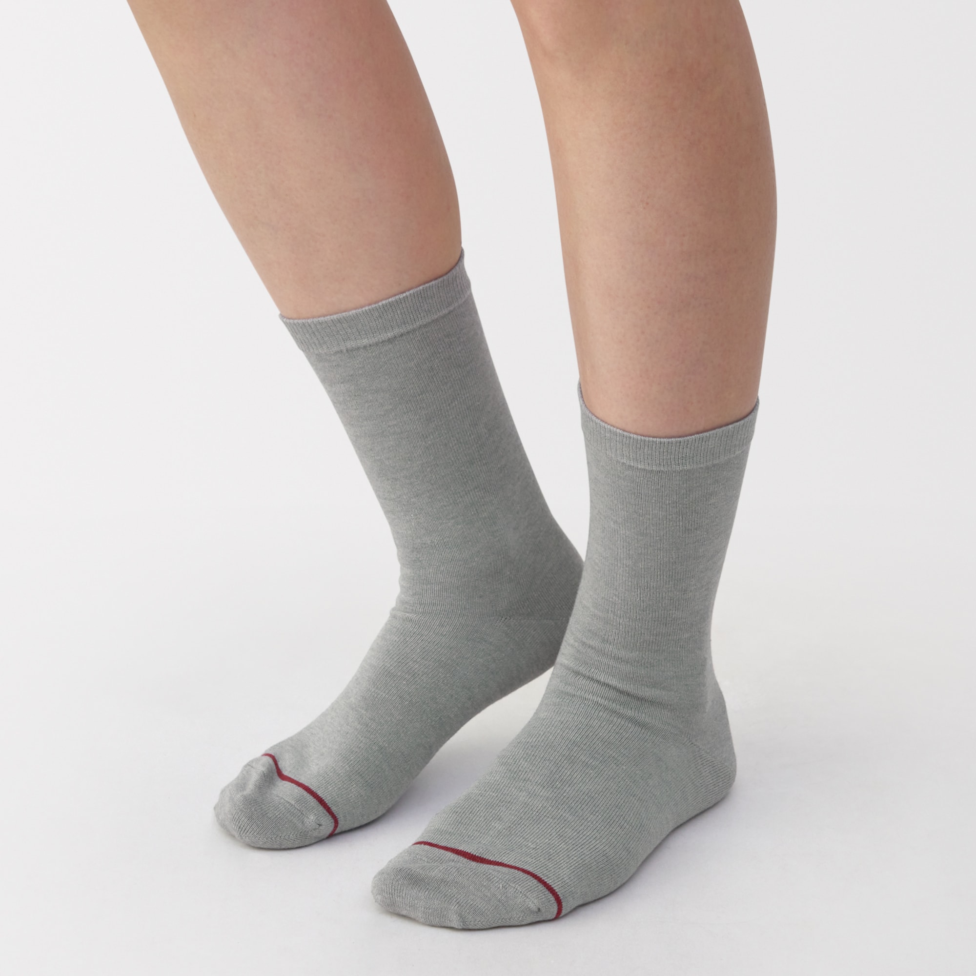 婦人　足なり直角　履き口やわらか　あったか綿　靴下（ウール入り・口ゴムなし）