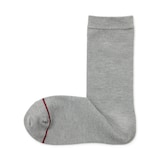 婦人　足なり直角　履き口やわらか　あったか綿　靴下（ウール入り・口ゴムなし）