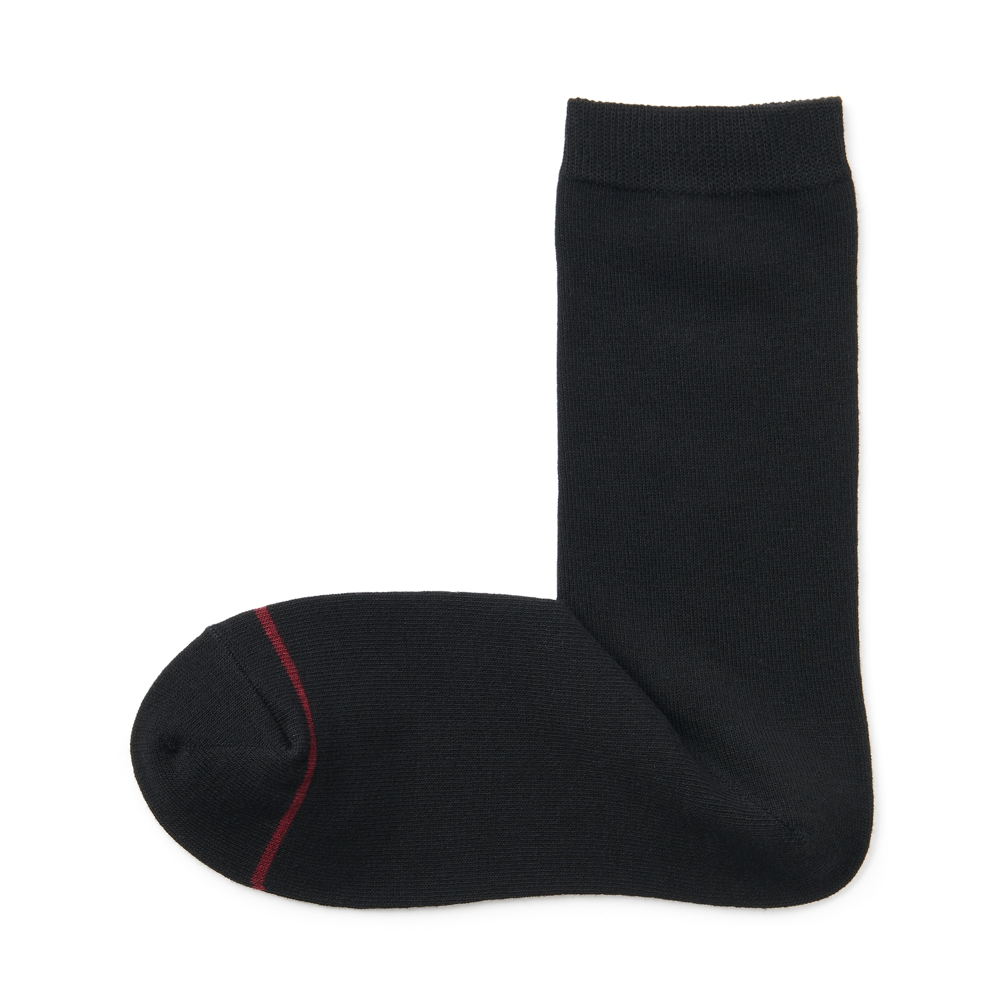 婦人　足なり直角　履き口やわらか　あったか綿　靴下（ウール入り・口ゴムなし）