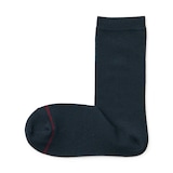 婦人　足なり直角　履き口やわらか　あったか綿　靴下（ウール入り・口ゴムなし）