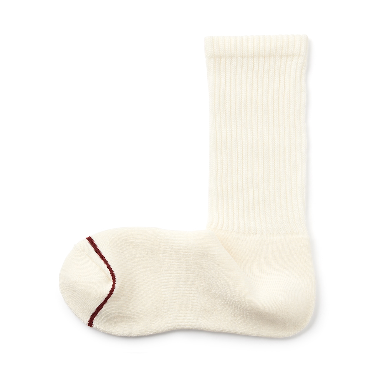 婦人　足なり直角　あったか綿　厚手靴下（ウール入り・無地）