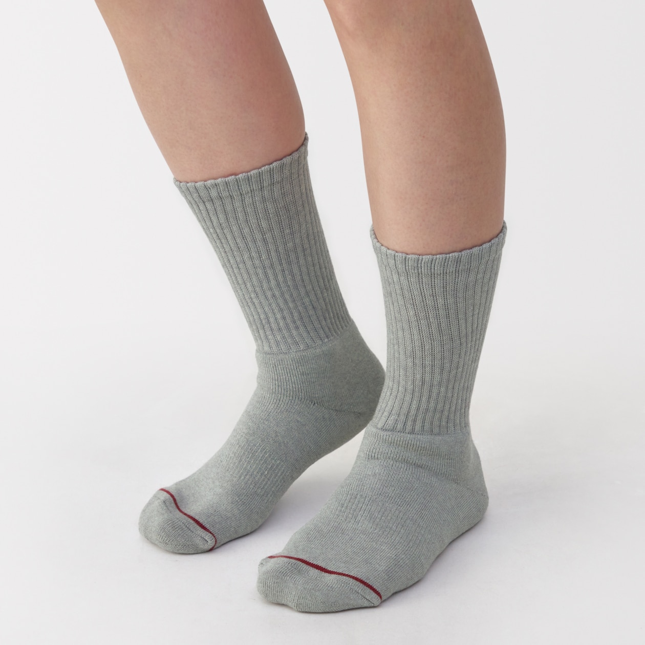 婦人　足なり直角　あったか綿　厚手靴下（ウール入り・無地）