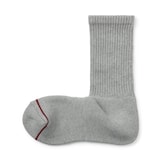 婦人　足なり直角　あったか綿　厚手靴下（ウール入り・無地）