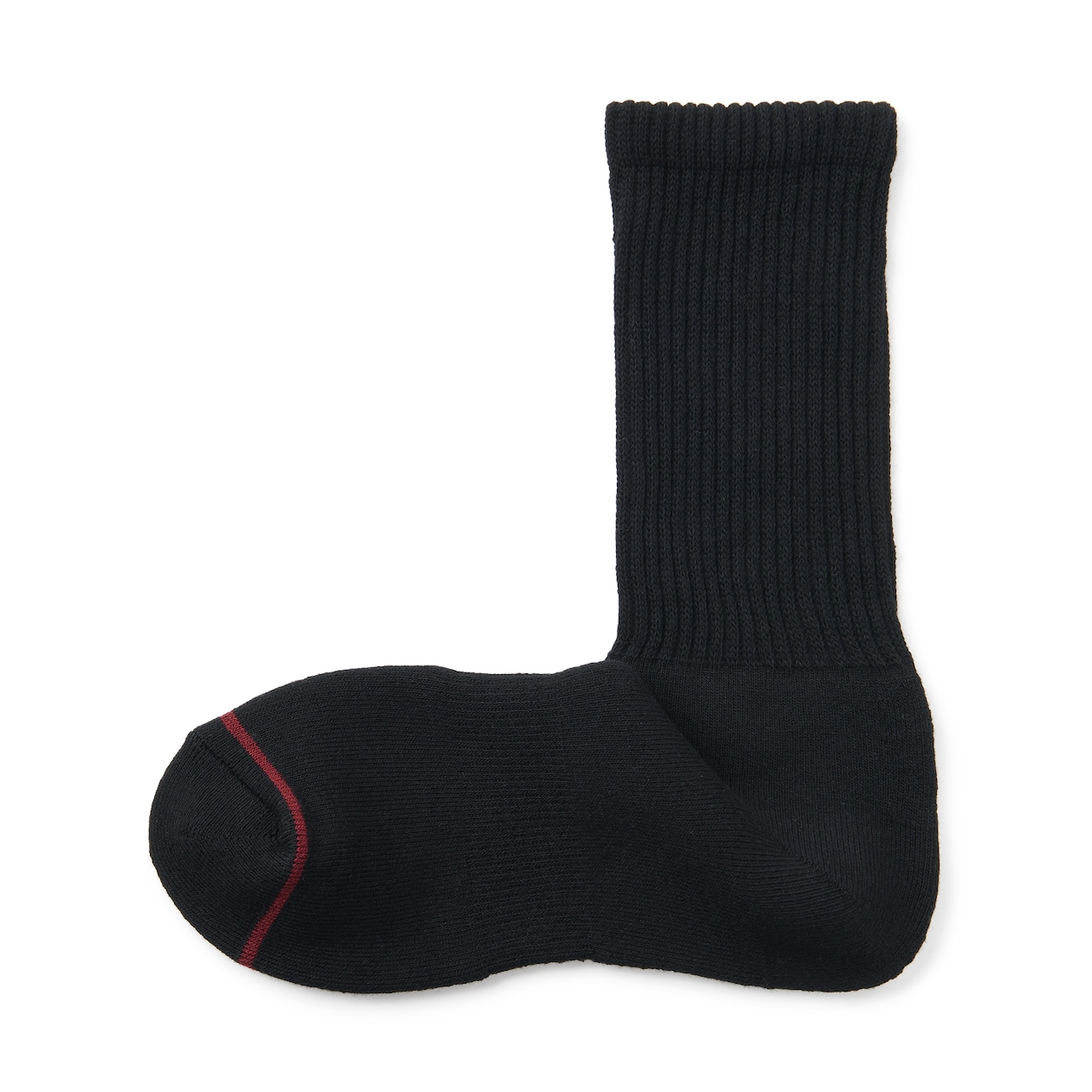 婦人　足なり直角　あったか綿　厚手靴下（ウール入り・無地）