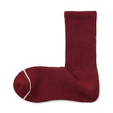 婦人　足なり直角　あったか綿　厚手靴下（ウール入り・無地）