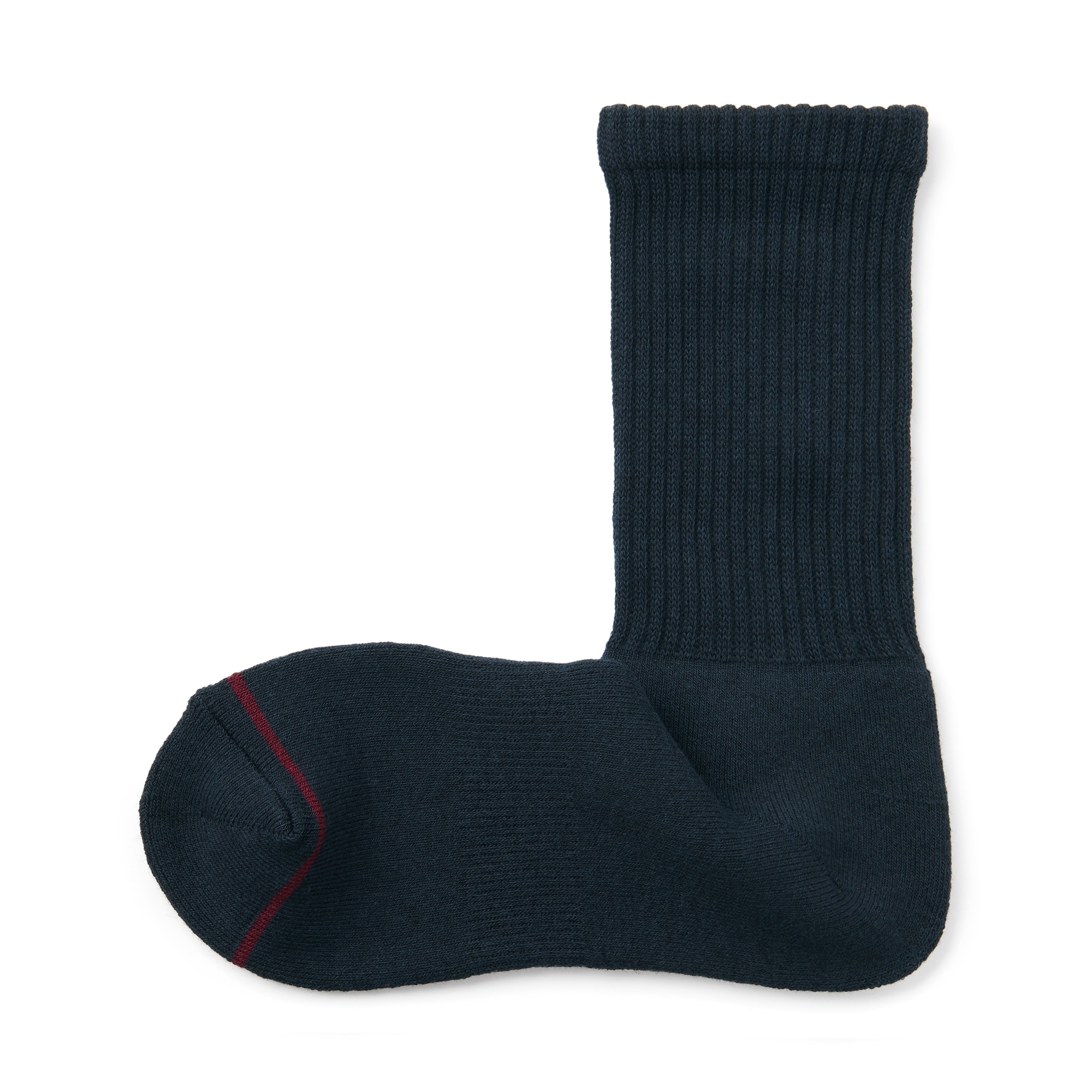 婦人　足なり直角　あったか綿　厚手靴下（ウール入り・無地）