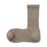 婦人　足なり直角　あったか綿　厚手靴下（ウール入り・無地）
