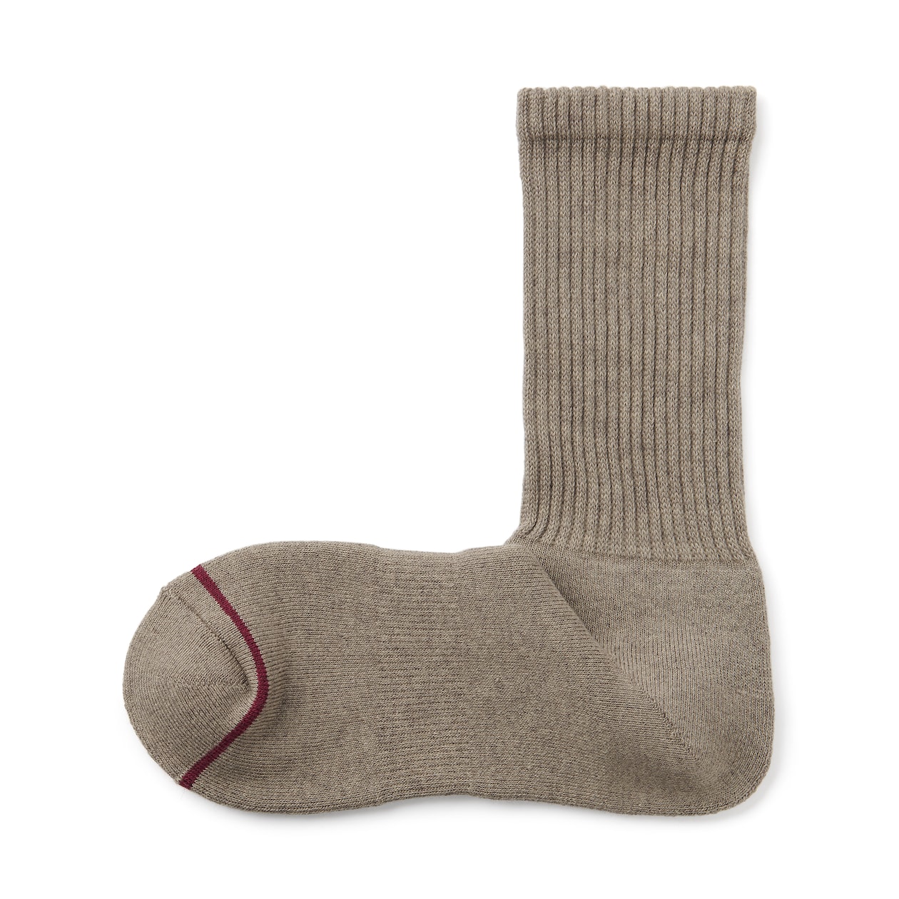 婦人　足なり直角　あったか綿　厚手靴下（ウール入り・無地）