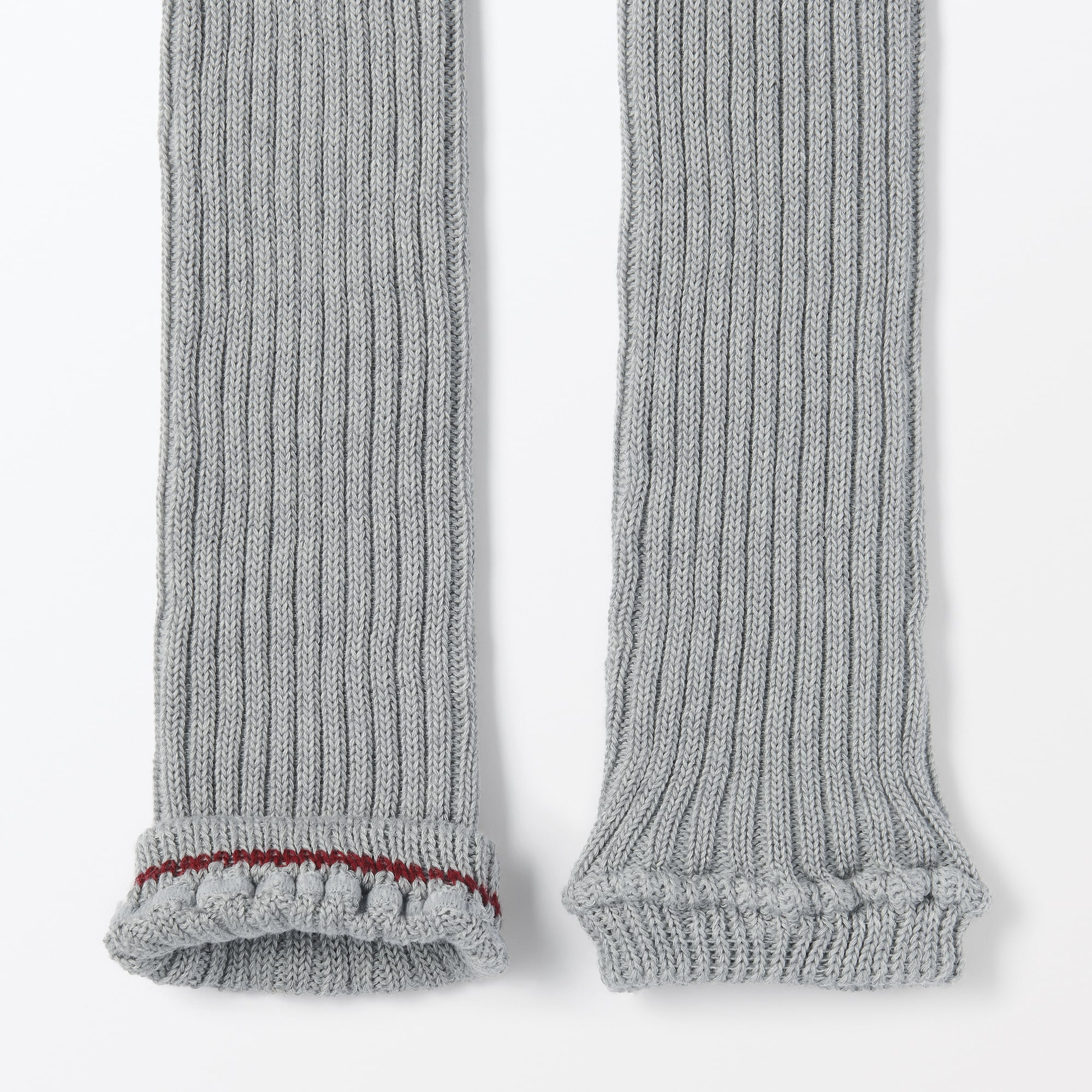 あったか綿　手にも使える　レッグウォーマー（ウール入り）