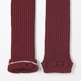 あったか綿　手にも使える　レッグウォーマー（ウール入り）